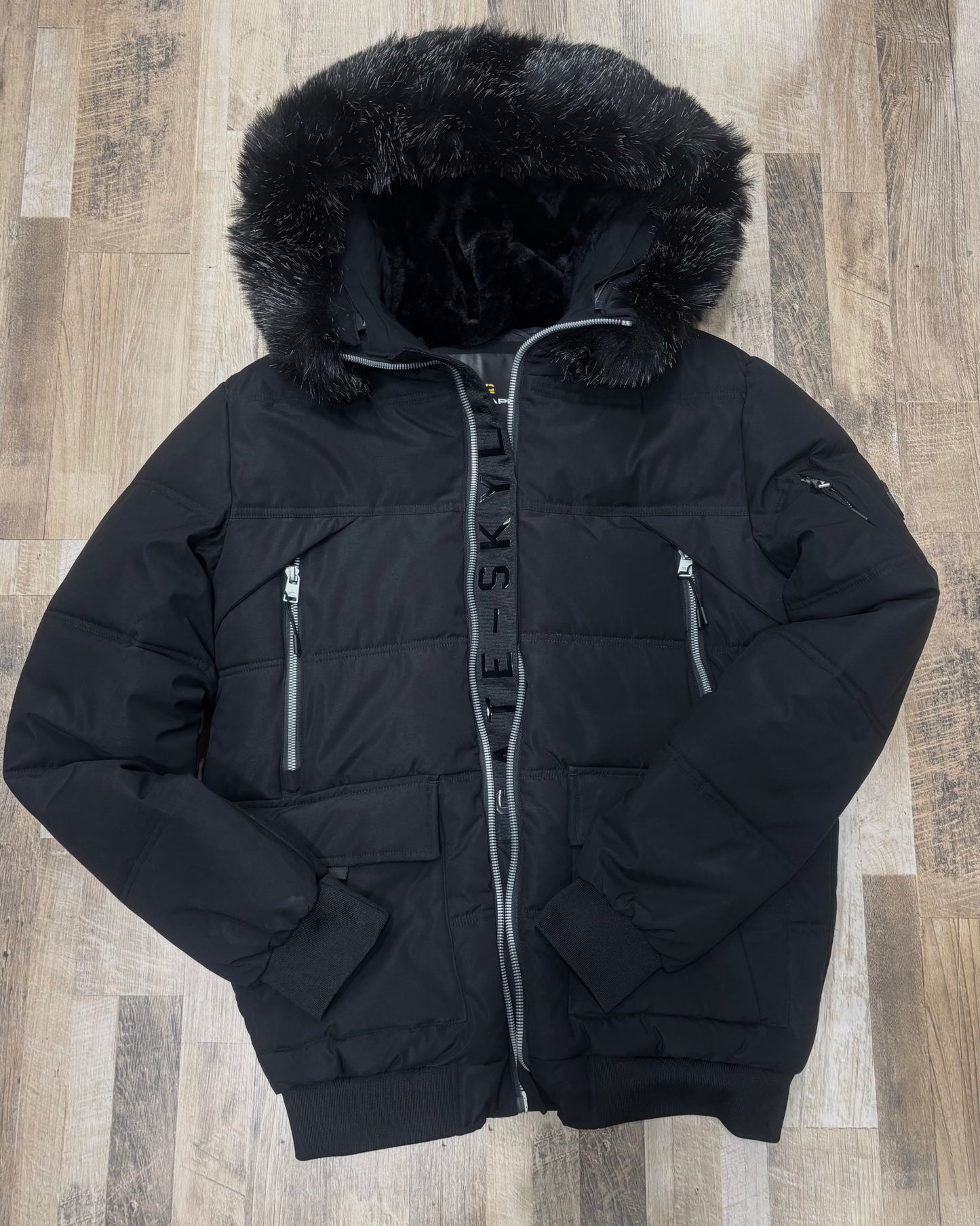 PUFFER JACKET TOTAL BLACK
